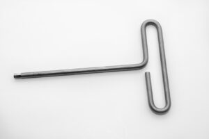 Formed T-Handle Hex Key 7/32" X 6" Titanium