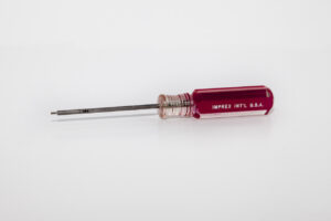 Hex Screwdriver 1 MM X 3" Titanium